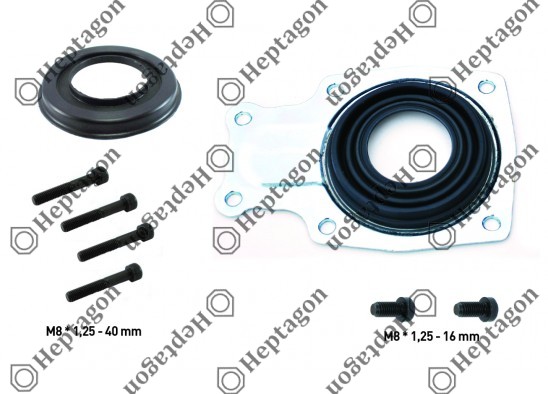 DUST RUBBER & BOOTS REPAIR KIT / 2004 140 108 / DAF : 1522063,  IVECO : 5001831176,  MAN : 81.50802.6007,  81508026007,  MERCEDES : 000 423 0082,  0004230082,  RENAULT : 5001831176,  ZF : 0501208810,  0501209883