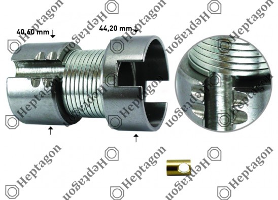 ADJUSTING MECHANISM GEAR LEFT / 2004 140 361