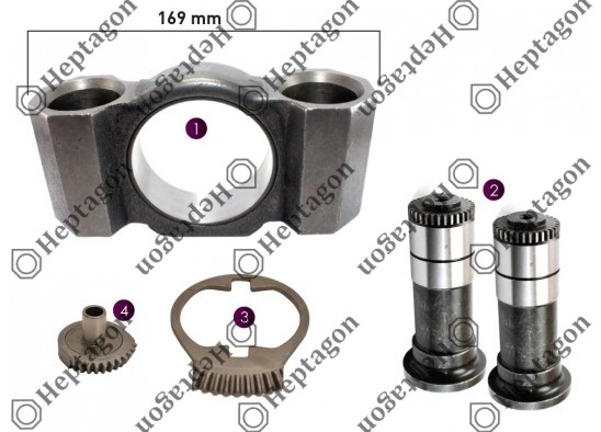 SHAFT HOUSING SET RIGHT / 2004 140 440