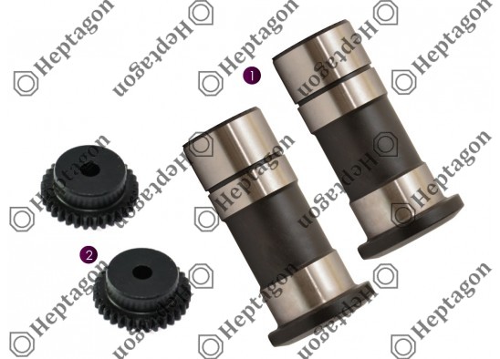 PISTON & PIGNON SET RIGHT / 2004 140 535