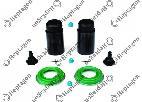 BRAKE REPAIR KIT RIGHT / 9154 171 073 / , MERITOR  RBSK1599-1, , MERITOR  RBSK1606